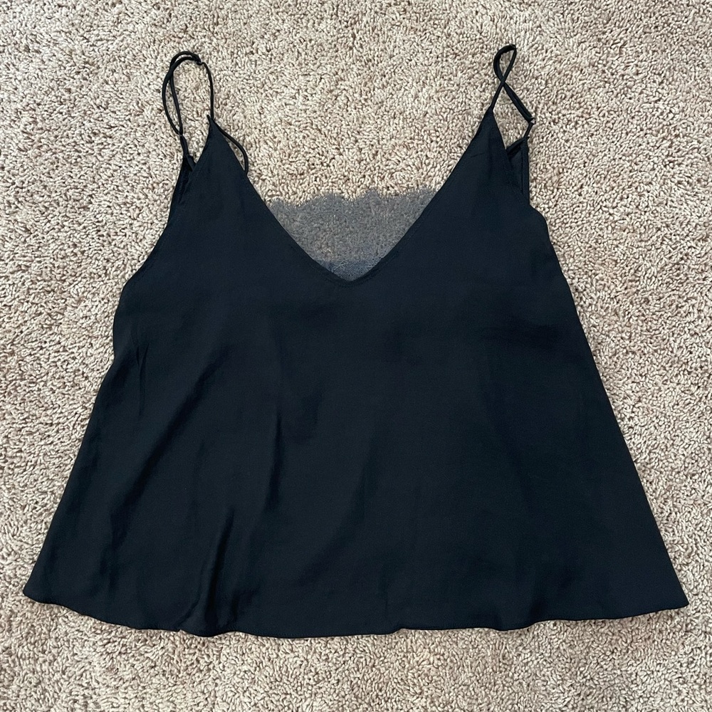 Free People Black Blouse